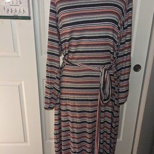 Comfy Stripped Lane Bryant Dress 22/24